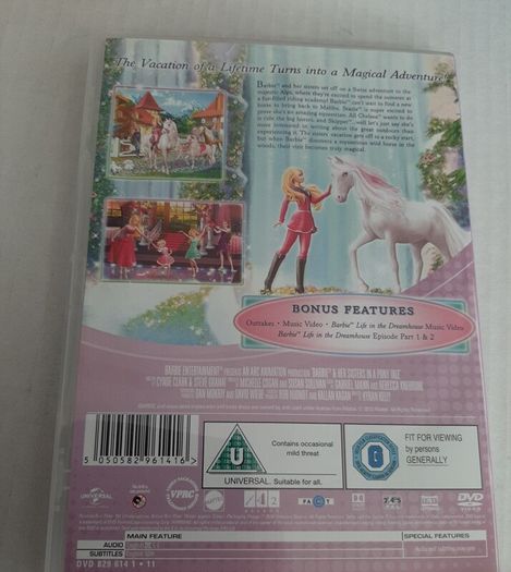 New collectable bundle Barbie Genevieve in box and 2 new DVD