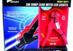Heavy Duty 3M Jump Lead with LED Lights