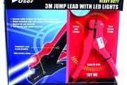 Heavy Duty 3M Jump Lead with LED Lights