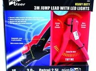 main image for ad Heavy Duty 3M Jump Lead with LED Lights