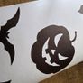 1 roll Halloween Bat & Pumpkin Decor Film - New  (E) Image 7