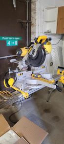 DEWALT Mitre Saw + Stand + Blade Sharpener