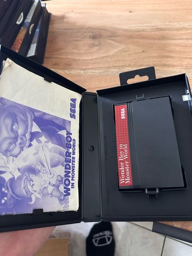 Sega Master System console and games Sonic