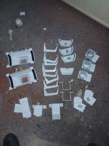pvc facia and soft down pipe gutter fittings