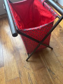 Vintage Foldaway Knitting / Sewing Carrier / Holder