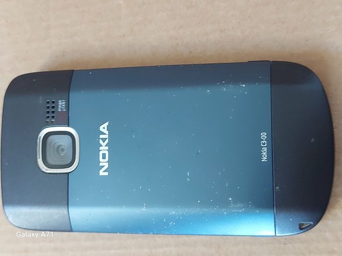 2 Nokia C3 mobile phones, light Blue, in excellent condition