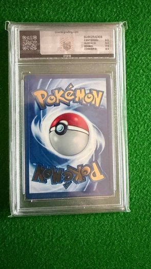 Pokemon Charizard Gold Metal Graded Card