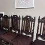 Early 20th century barley twist chairs Image 9