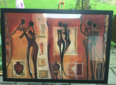 Art - Abstract Coloured Print.