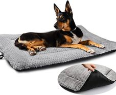 NEW SALE | Dog Bed Mat Large 90 x 58CM Washable Fluffy Sherpa Cat Bed Cushion with Anti-Slip Bottom