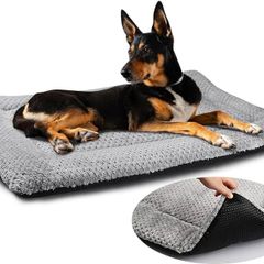 NEW SALE | Dog Bed Mat Large 90 x 58CM Washable Fluffy Sherpa Cat Bed Cushion with Anti-Slip Bottom