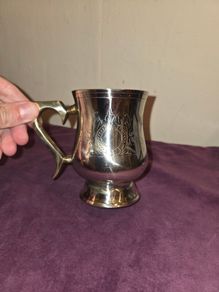 Vintage Silver Plated Tankard