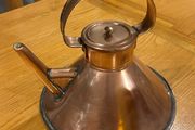 Antique Copper Ships Kettle