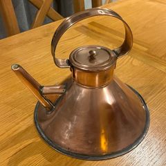 Antique Copper Ships Kettle