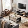 New Industrial Greige Coffee Table - FREE P&P Image 2