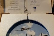 Coalport victory flypast 10" limited plate boxed