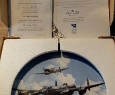 Coalport victory flypast 10" limited plate boxed