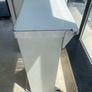White Commercial Pedal Operated Enclosed Rubbish Bag Holder - Can Deliver Image 2