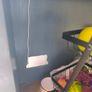 Kitchen Dresser Dark Grey Solid Wood Image 2