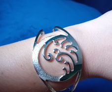 Newbridge Silverware Wave Cuff Bracelet