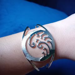 Newbridge Silverware Wave Cuff Bracelet