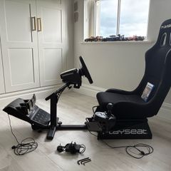 Playstation steering wheel/Logitech g29 with seat