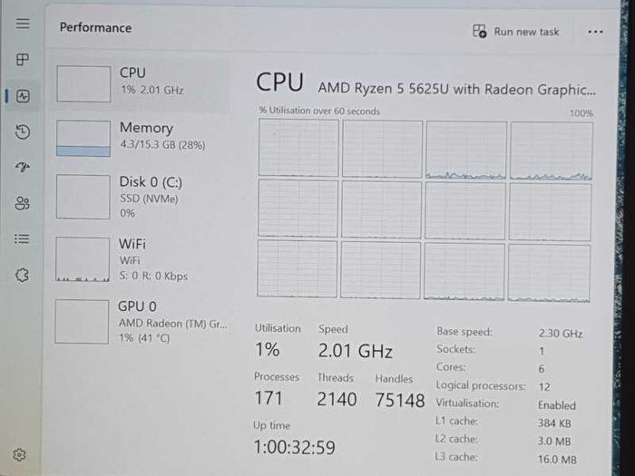HP ProBook 455 G9 Laptop | Ryzen 5 5625U | 16GB RAM | 256GB NVMe SSD | Windows 11 Pro