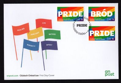 2021 Ireland Irish Pride Movement Commemorative Stamp An Post First Day Cover (FDC)