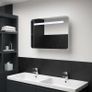 LED Bathroom Mirror Cabinet 80x11x55 cm Image 5