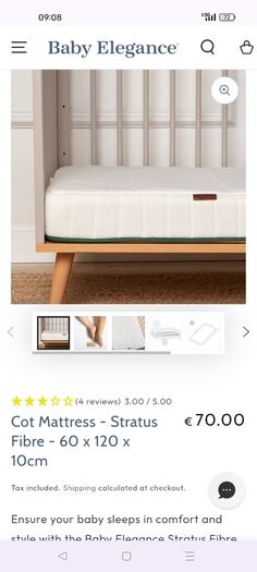 Cot mattress