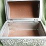 Antiqued Silver Plated Chest Jewelry Box Image 2