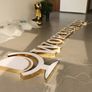 Gold Front-Lit 3D Letters - Custom Illuminated Logo Signage Image 5