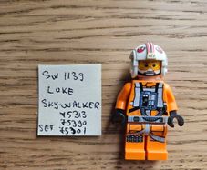 lego sw1139 luke skywalker, set star wars 75313, 75390, 75301