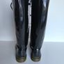 Dr Martens 1b60 20 eye high knee tall patent black boots UK4 EU37 US6 Image 6