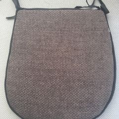 4 pieces Woven Charcoal Kitchen Seat pad