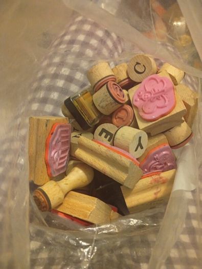 Stamps, Clay, Gold leaf craft supplies