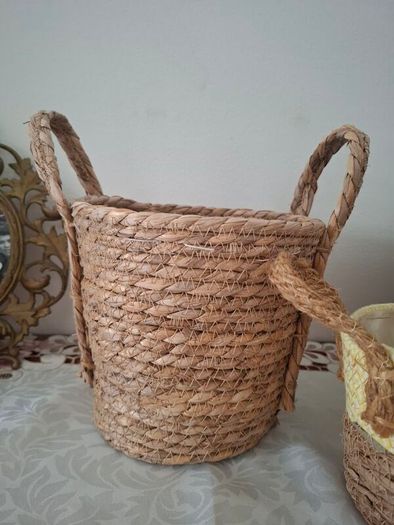 Sea-Grass Rattan Wicker Planter Basket
