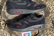 Rare Nike Air Max 1 Bred Black Red Grey