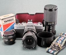 Minolta srT 100x film camera bundle