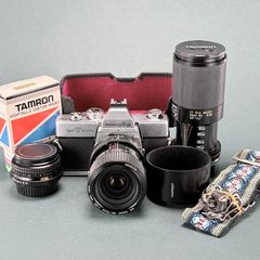 Minolta srT 100x film camera bundle