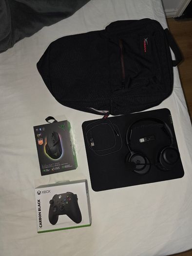 Gaming Accessories Bundle - Mouse, Headset, Controller & Backpack