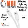 iPhone 14 13 12 Mini 11 Pro Max XS XR Lighting Fast Charging Data Charge Cable Quick Charge 5A 1M Image 2