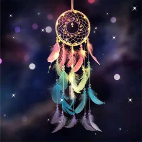 LED Dream Catcher with Lights,Handmade Sweet Indian DreamCatchers,Wedding GIfts, Bedroom Wall Hanging Ornaments Crafts,Decorations (FREE POSTAGE)