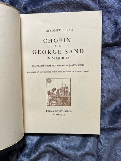 Chopin and George Sand Winter in Majorca 2 Books  1st Edition Robert Graves
