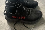 Yeezy 350 red and black uk size 6