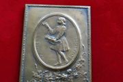 Antique Bronze WW1 1917 - Flower of the Orphan's Medal - 79 grams