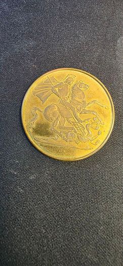 Scarborough Castle Souvenir Token / Medallion - St George & Dragon