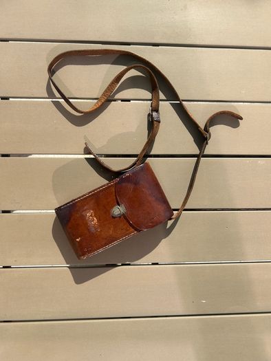 Vintage 1920s Kodak No. 1A Pocket Folding Camera with original leather case