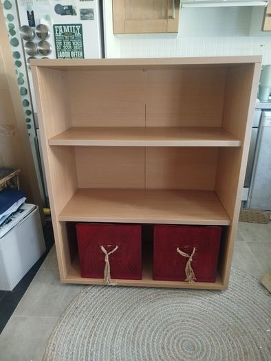 Unit, boxes, drawers, desk top, bed frames