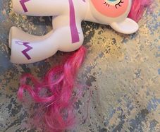 Pinkie Pie Super Power Ponies MLP G4 6" masked Hero Brushable My Little Pony 2010